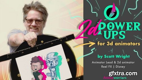 Animawarriors - 2d Power Ups for 3d animators