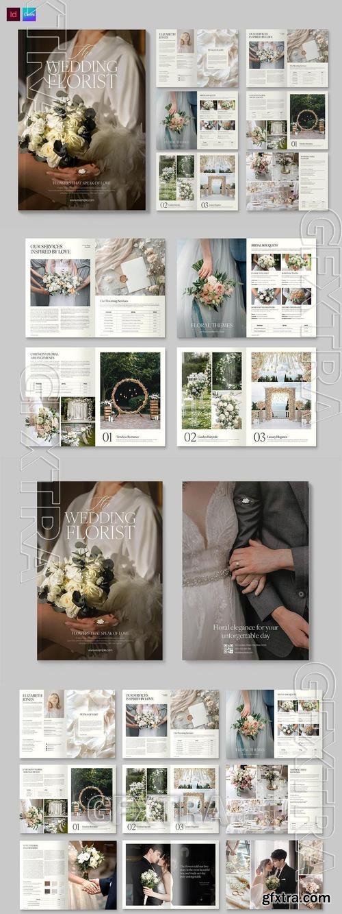 Florist Brochure / Catalog Template 9BJS2X6 Florist Brochure / Catalog Template 9BJS2X6