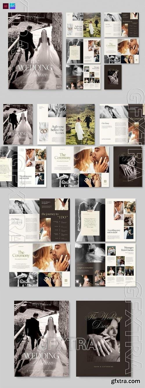 Wedding Day Magazine Template NB6WEB8 Wedding Day Magazine Template NB6WEB8