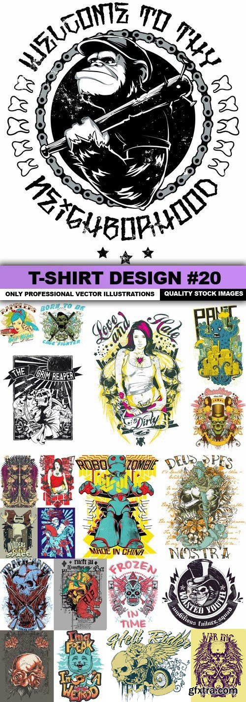 T-Shirt Design #20, 25xEPS