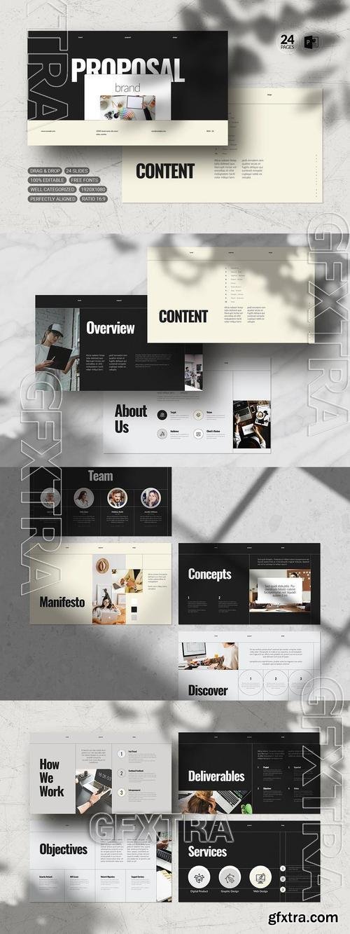 Brand Proposal PowerPoint Template 2M8VWFS Brand Proposal PowerPoint Template 2M8VWFS
