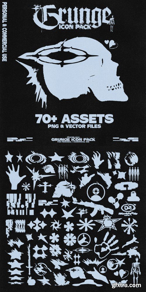 HVNTER - GRUNGE ICON PACK