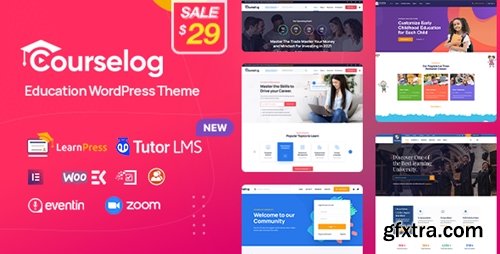Themeforest - Courselog - Education WordPress Theme 29889145 v1.4.1
