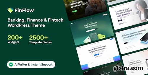 Themeforest - FinFlow - Banking, Finance & Fintech WordPress Theme 44587871 v2.1.1
