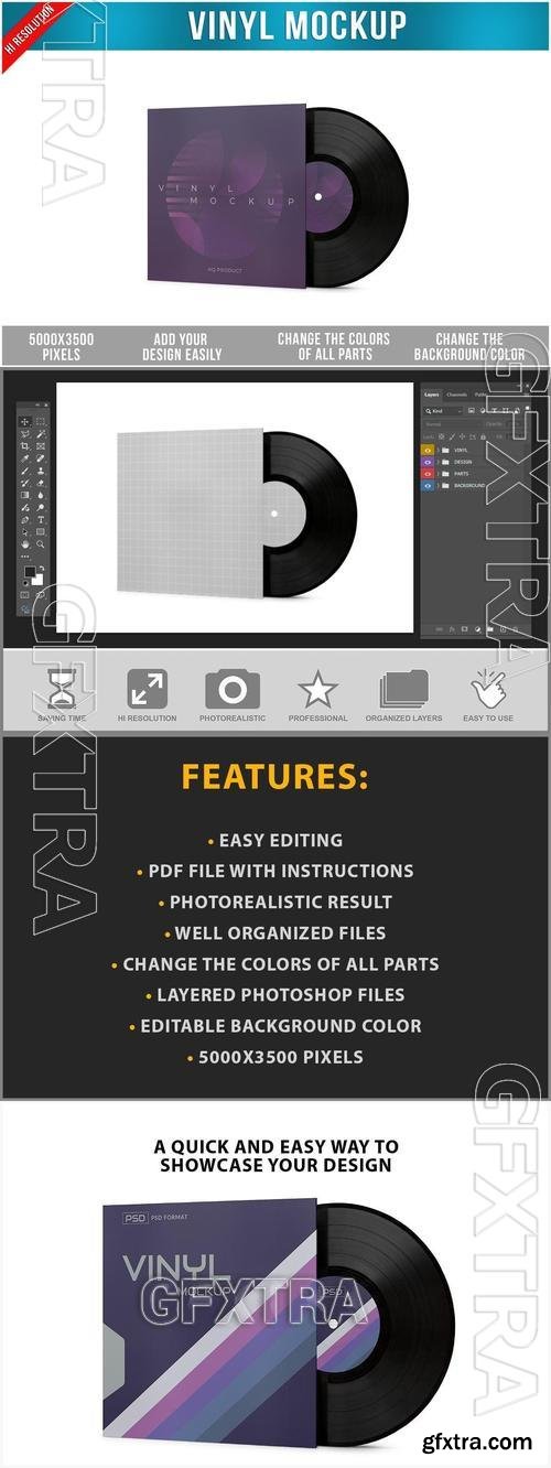 Vinyl Mockup 7S8Y5QH