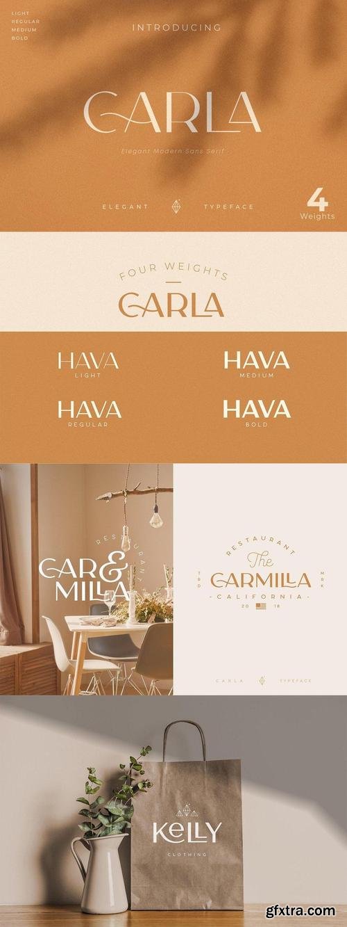 Carla Sans - Elegant Typeface