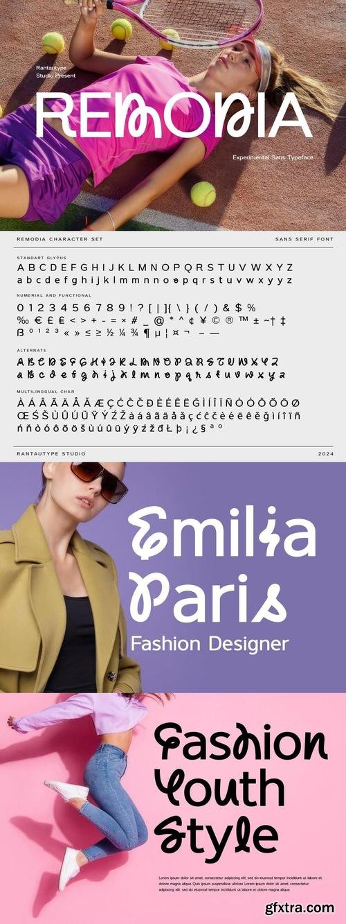 Remodia Experimental Sans Font