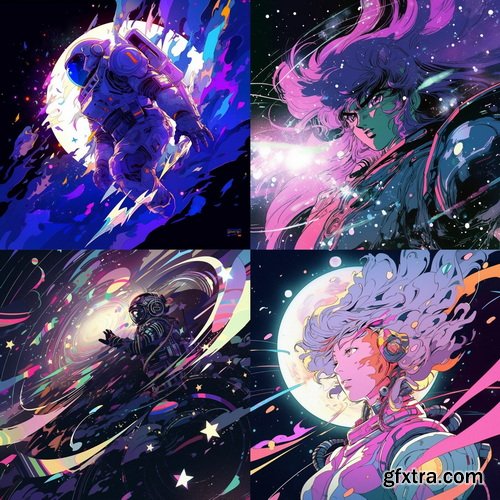 360 Midjourney Prompts for Retro Anime: Vol 3
