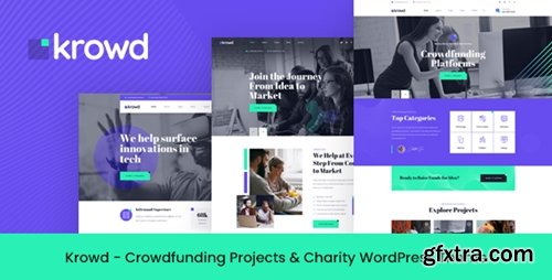 Themeforest - Krowd - Crowdfunding & Charity WordPress Theme 26963792 v1.3.7