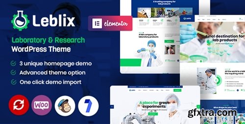 Themeforest - Leblix - Laboratory & Research WordPress Theme 32605031 v2.1