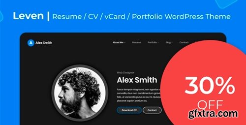 Themeforest - Leven - Resume Theme 25289671 v1.8.1