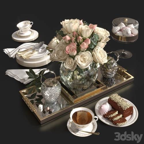 '3dsky Pro - Roses and tea.'