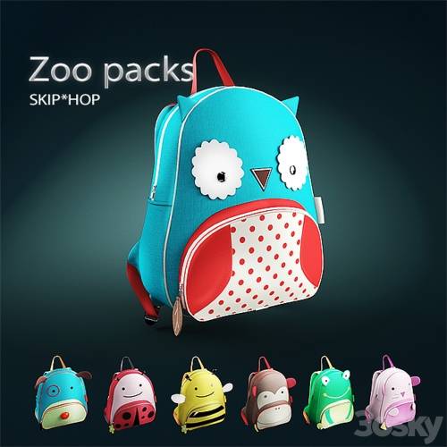 '3dsky Pro - Skip Hop ZOO BackPack'
