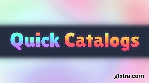 Quick Catalogs v1.0.0 for Blender