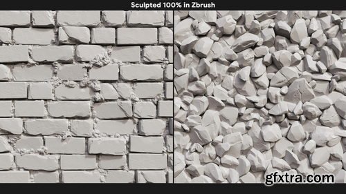 Artstation - Sculpting Materials in Zbrush – Volume 1 - In-Depth Tutorial Course