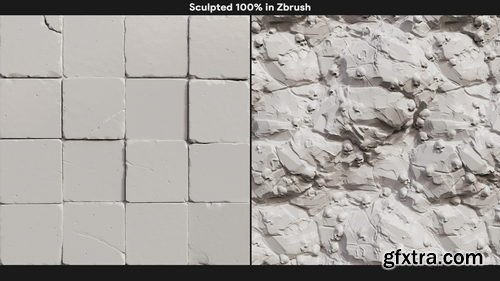 Artstation - Sculpting Materials in Zbrush – Volume 1 - In-Depth Tutorial Course