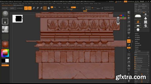 Artstation - Sculpting Materials in Zbrush – Volume 1 - In-Depth Tutorial Course