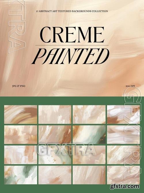 Creme Painted Textures U3T5B45
