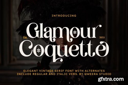 CreativeMarket - Glamour Coquette - Elegant Vintage Font