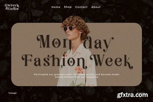 CreativeMarket - Glamour Coquette - Elegant Vintage Font