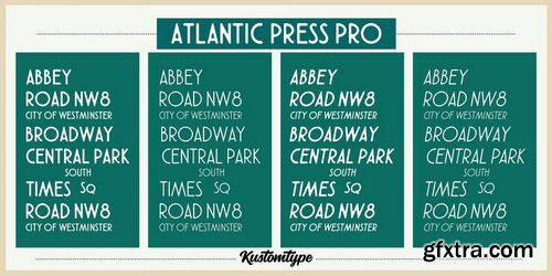 MyFonts - Atlantic Press Pro Font Family