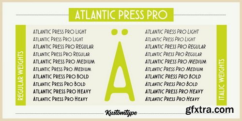 MyFonts - Atlantic Press Pro Font Family