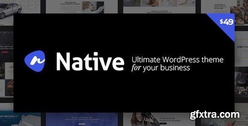 Themeforest - Native - Stylish Multi-Purpose Creative WP Theme 19200310 v1.6.9.7