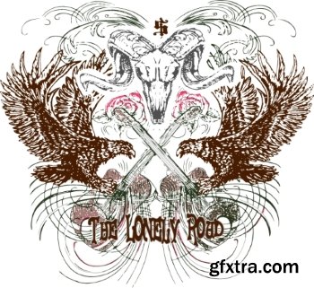 T-Shirt Design Elements #12, 25xEPS