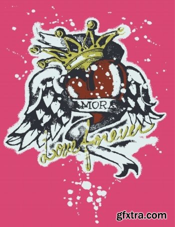 T-Shirt Design Elements #12, 25xEPS