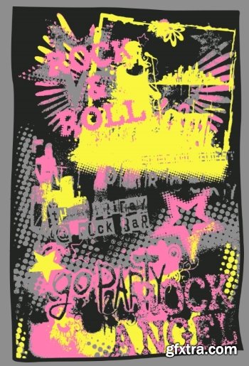 T-Shirt Design Elements #12, 25xEPS