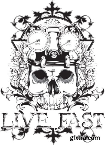 T-Shirt Design Elements #1, 25xEPS T-Shirt Design Elements #1, 25xEPS