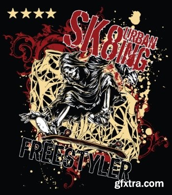 T-Shirt Design Elements #1, 25xEPS T-Shirt Design Elements #1, 25xEPS