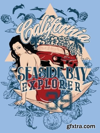 T-Shirt Design Elements #2, 30xEPS