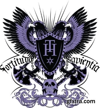 T-Shirt Design Elements #3, 25xEPS