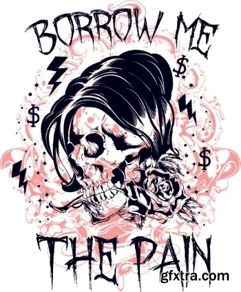 T-Shirt Design Elements #3, 25xEPS