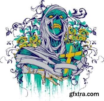 T-Shirt Design Elements #3, 25xEPS