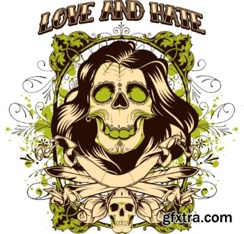 T-Shirt Design Elements #3, 25xEPS