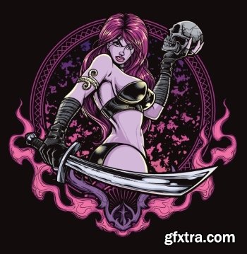 T-Shirt Design Elements #16, 25xEPS