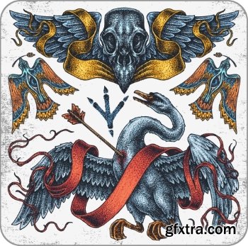 T-Shirt Design Elements #17, 25xEPS