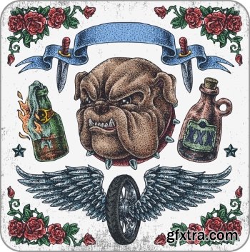 T-Shirt Design Elements #17, 25xEPS