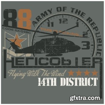 T-Shirt Design Elements #18, 25xEPS