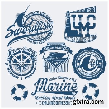 T-Shirt Design Elements #18, 25xEPS