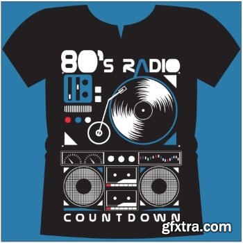 T-Shirt Design Elements #18, 25xEPS