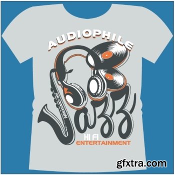 T-Shirt Design Elements #18, 25xEPS