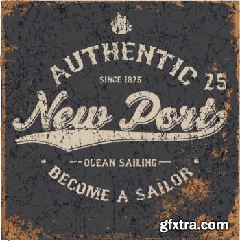 T-Shirt Design Elements #21, 25xEPS