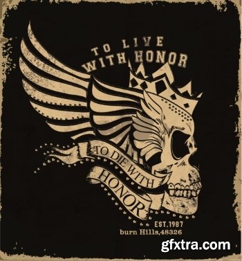 T-Shirt Design Elements #22, 24xEPS