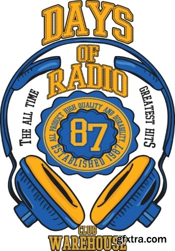 T-Shirt Design Elements #22, 24xEPS