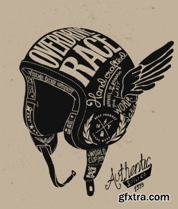 T-Shirt Design Elements #22, 24xEPS