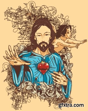 T-Shirt Design Elements #28, 25xEPS