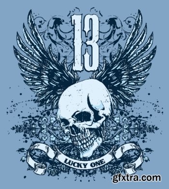 T-Shirt Design Elements #28, 25xEPS